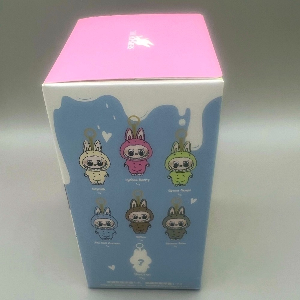 Pop Mart LABUBU Exciting Macaron TOFFEE Vinyl Plush Pendant In Pouch Authentic - Picture 7 of 10